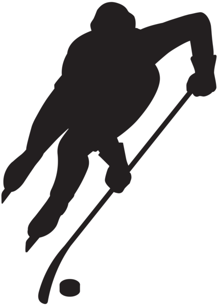 This png image - Hockey Player Silhouette PNG Clip Art Image, is available for free download