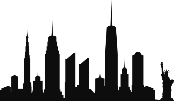 This png image - New York City Skyline Silhouette PNG Clip Art, is available for free download