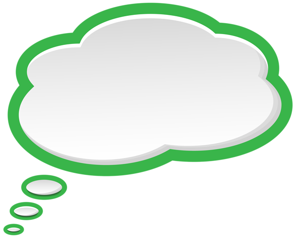 This png image - Bubble Speech Green White PNG Clip Art Image, is available for free download