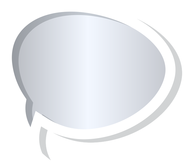 This png image - Bubble Speech Grey PNG Clip Art Image, is available for free download
