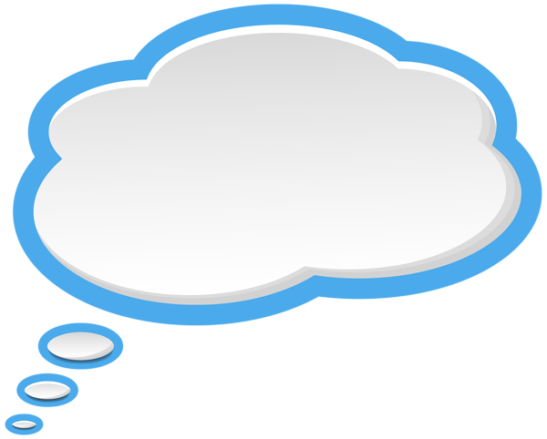 This png image - Bubble Speech Sky Blue White PNG Clip Art Image, is available for free download