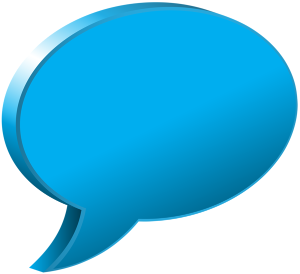 This png image - Speech Bubble Blue Transparent PNG Image, is available for free download