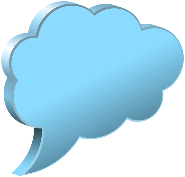 This png image - Speech Bubble Cloud Transparent PNG Image, is available for free download