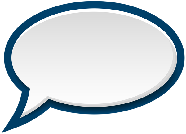 This png image - Speech Bubble White Blue PNG Clip Art Image, is available for free download