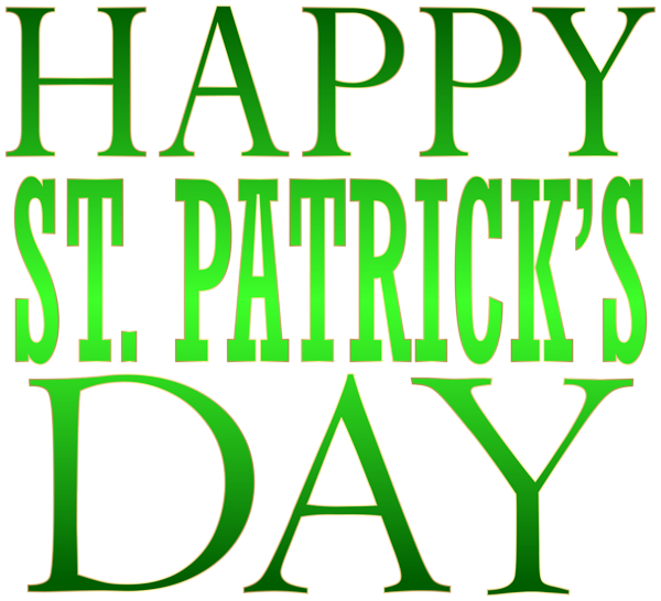 This png image - Happy Saint Patrick's Day Text PNG Clip Art, is available for free download