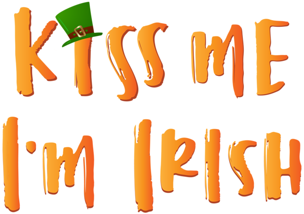 This png image - Kiss me I am Irish PNG Clip Art Image, is available for free download
