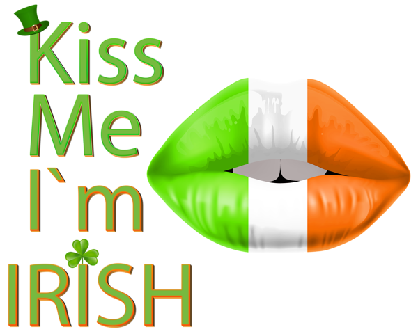 This png image - Kiss me I am Irish PNG Clipart, is available for free download