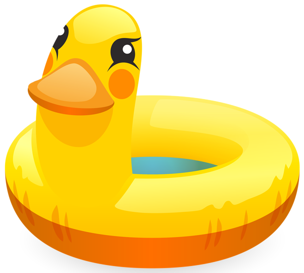 This png image - Duck Swimming Ring PNG Clip Art Image, is available for free download