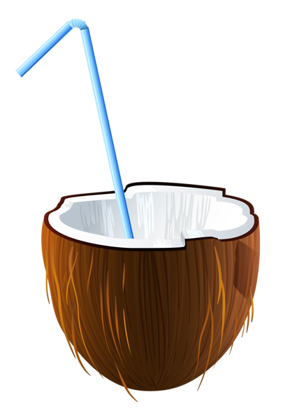 This png image - Summer Coconut Cocktail PNG Clipart, is available for free download