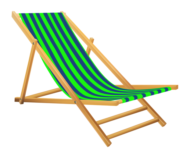 This png image - Transparent Green Beach Lounge Chair PNG Clipart, is available for free download
