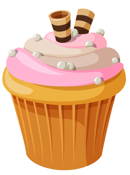 Mini Cake with Pink Cream PNG Clipart Picture Gallery ...