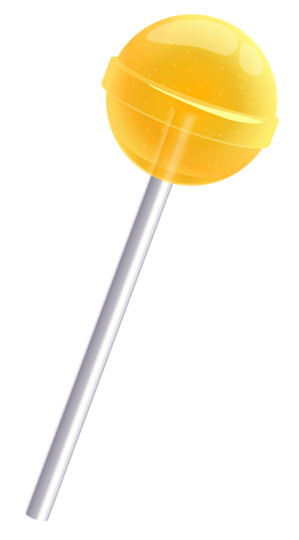 This png image - Yellow Lollipop PNG Clipart Picture, is available for free download