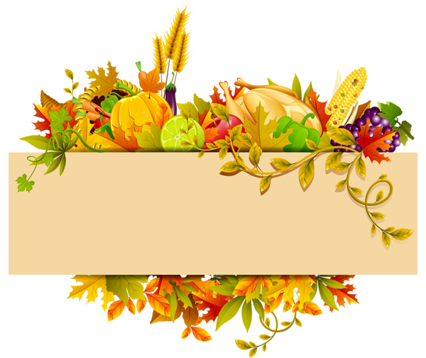 Thanksgiving Decor PNG Clipart | Gallery Yopriceville ...