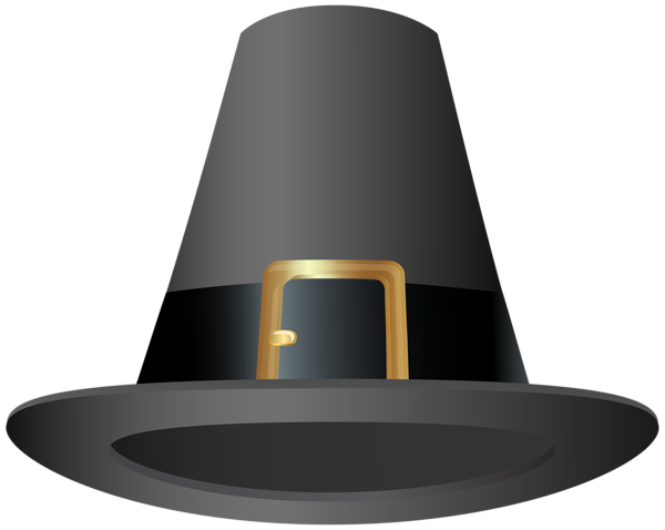 This png image - Thanksgiving Pilgrim Hat Black PNG Clipart, is available for free download