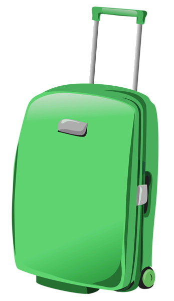 This png image - Green Suitcase PNG Clipart, is available for free download