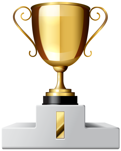 This png image - Gold Cup First Place PNG Clipart Image, is available for free download
