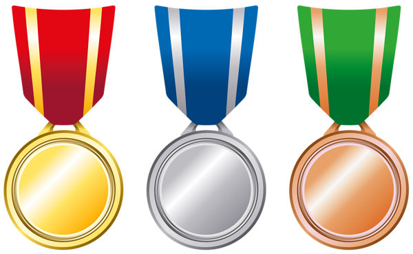 This png image - Transparent Gold Silver Bronze Medals PNG Clipart, is available for free download