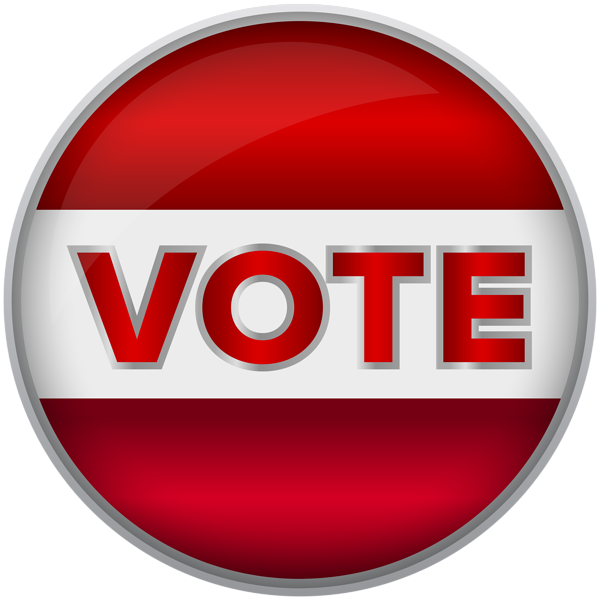 This png image - Vote Red Badge PNG Clip Art Image, is available for free download