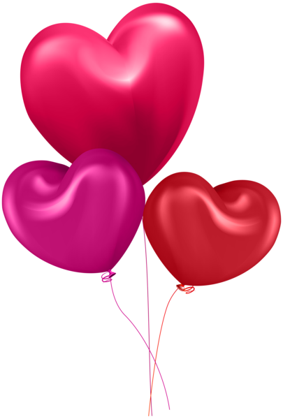 This png image - Balloon Hearts Transparent Clip Art, is available for free download