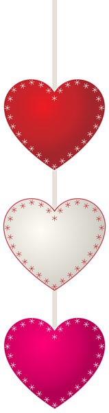 This png image - Deco Hearts PNG Clip Art Image, is available for free download