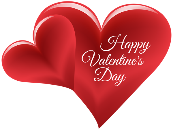This png image - Happy Valentine's Day Hearts PNG Clip Art Image, is available for free download
