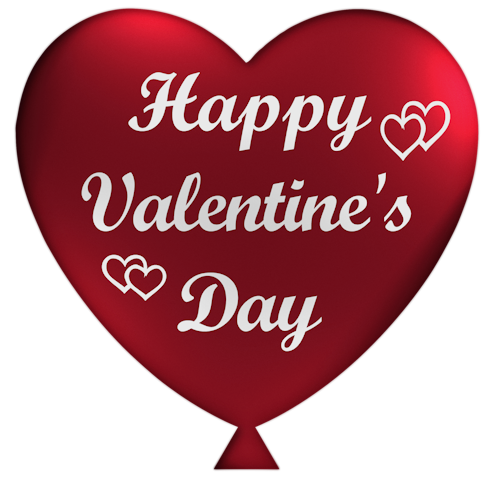 This png image - Happy Valentine Heart Balloon PNG Clipart, is available for free download