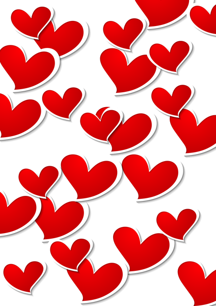 This png image - Transparent Red White Hearts Decorative PNG Picture Clipar, is available for free download