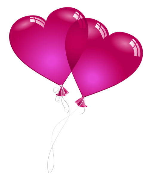 This png image - Valentine Heart Baloons PNG Clipart Picture, is available for free download