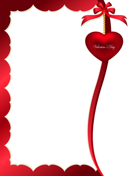 This png image - Valentines Day Decorative Ornament for Frame PNG Clipart Picture, is available for free download