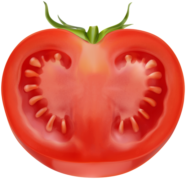 This png image - Half Tomato Transparent PNG Image, is available for free download