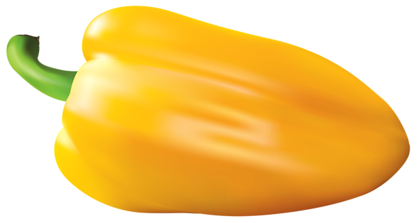 This png image - Yellow Pepper PNG Vector Clipart Image, is available for free download