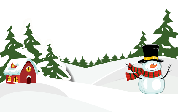 This png image - Snowy Ground with Snowman PNG Clipart Image, is available for free download
