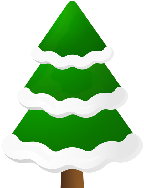 This png image - Snowy Tree Green PNG Clipart, is available for free download