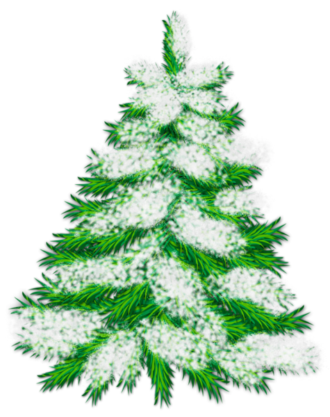 This png image - Snowy Tree PNG Clipart, is available for free download
