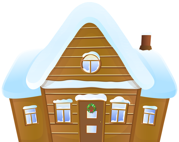This png image - Winter House PNG Transparent Clipart, is available for free download