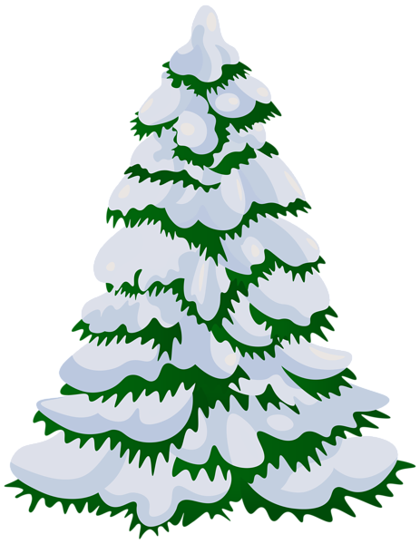 This png image - Winter Pine Snowy Tree PNG Transparent Clipart, is available for free download