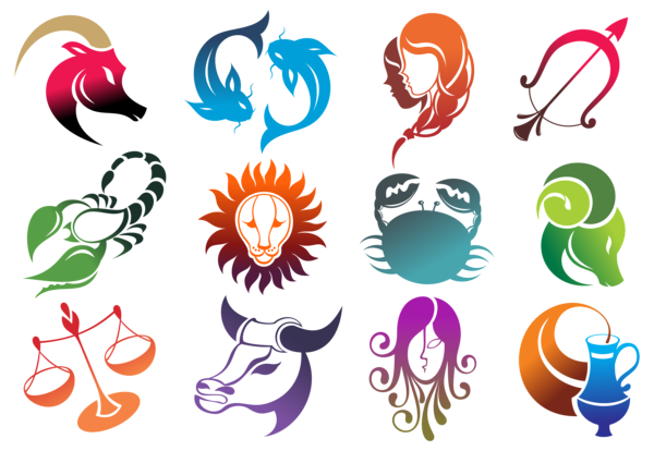 This png image - Colourful Zodiac Signs Set Large PNG Image, is available for free download