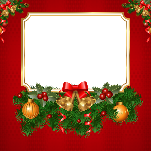 This png image - Christmas Transparent Red PNG Frame, is available for free download