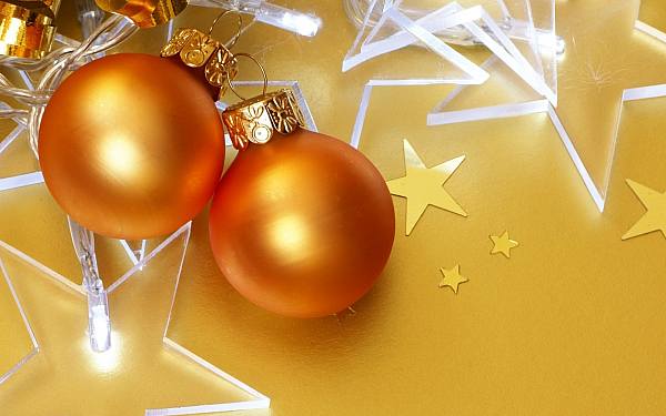 This jpeg image - gold and orange xmas, is available for free download