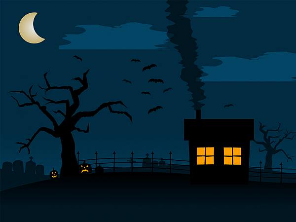 This jpeg image - halloween night, is available for free download