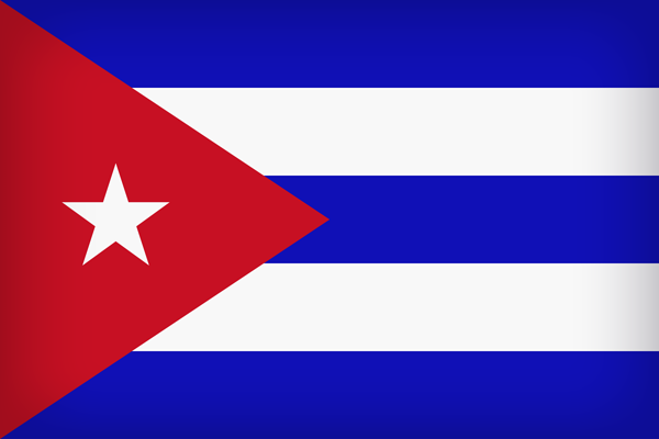 This png image - Cuba Large Flag, is available for free download
