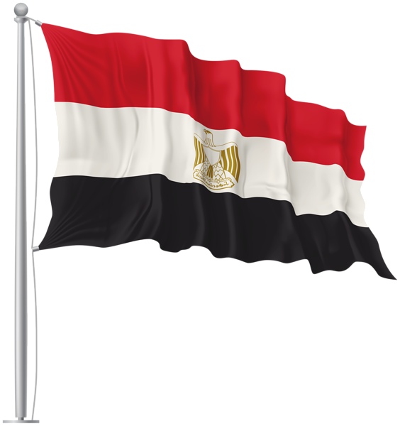 This png image - Egypt Waving Flag PNG Image, is available for free download