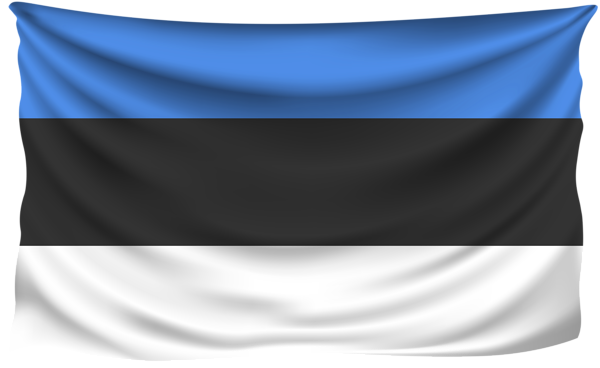 This png image - Estonia Wrinkled Flag, is available for free download