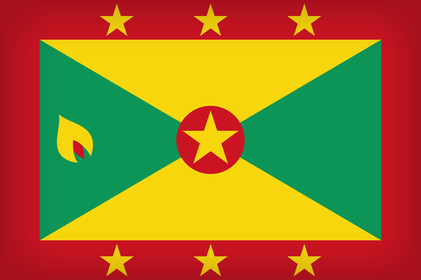 This png image - Grenada Large Flag, is available for free download
