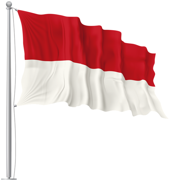This png image - Monaco Waving Flag PNG Image, is available for free download
