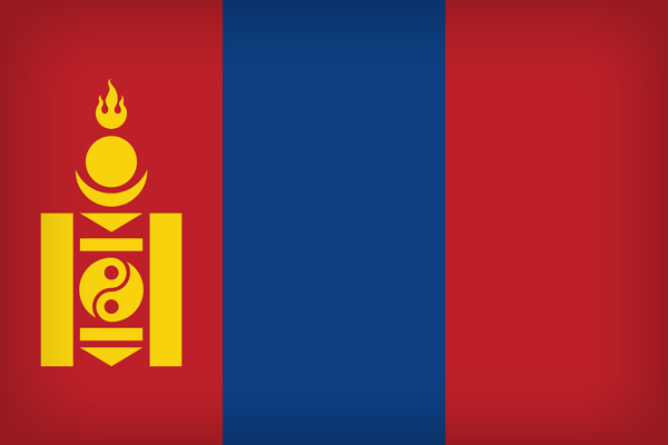 This png image - Mongolia Large Flag, is available for free download