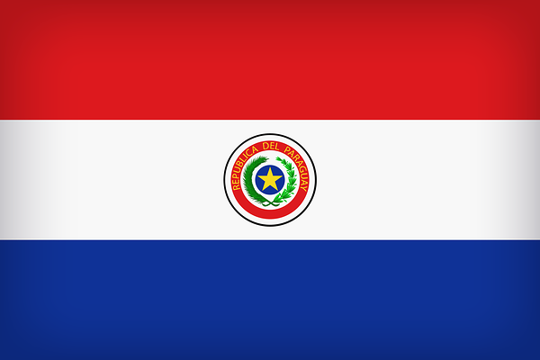 This png image - Paraguay Large Flag, is available for free download