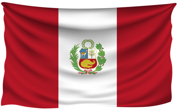 This png image - Peru Wrinkled Flag, is available for free download
