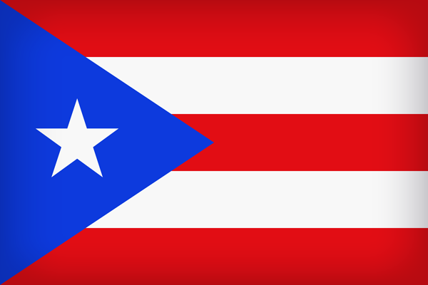 This png image - Puerto Rico Large Flag, is available for free download