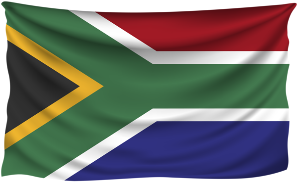This png image - South Africa Wrinkled Flag, is available for free download